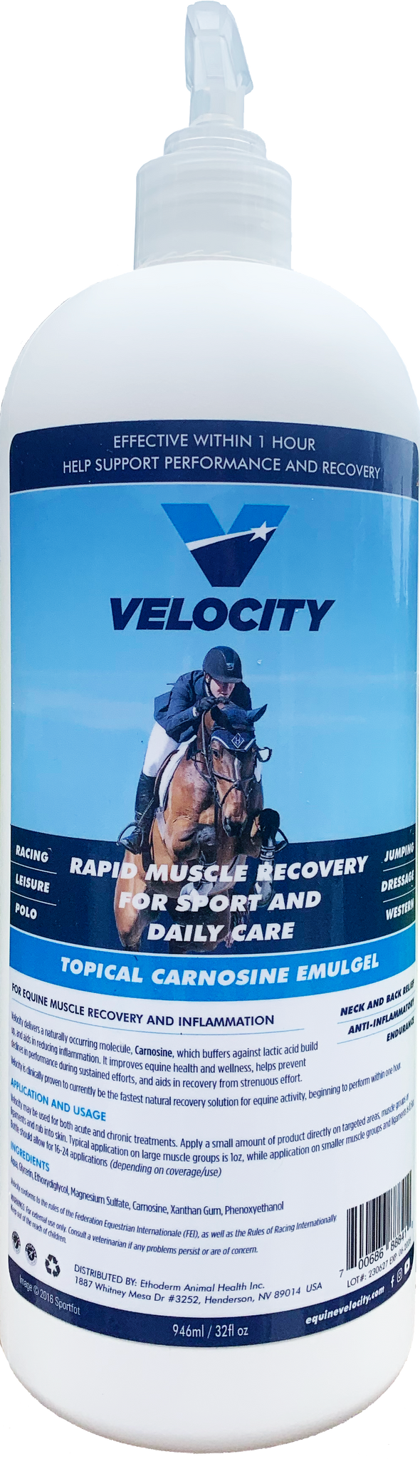 Velocity Carnosine Emulgel 32oz